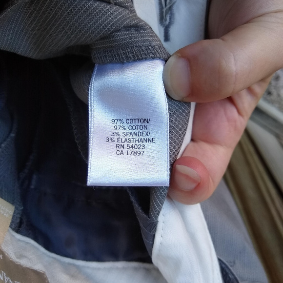 Banana Republic Martin Fit Career Wear Grey Pinstr - Picture 6 of 7